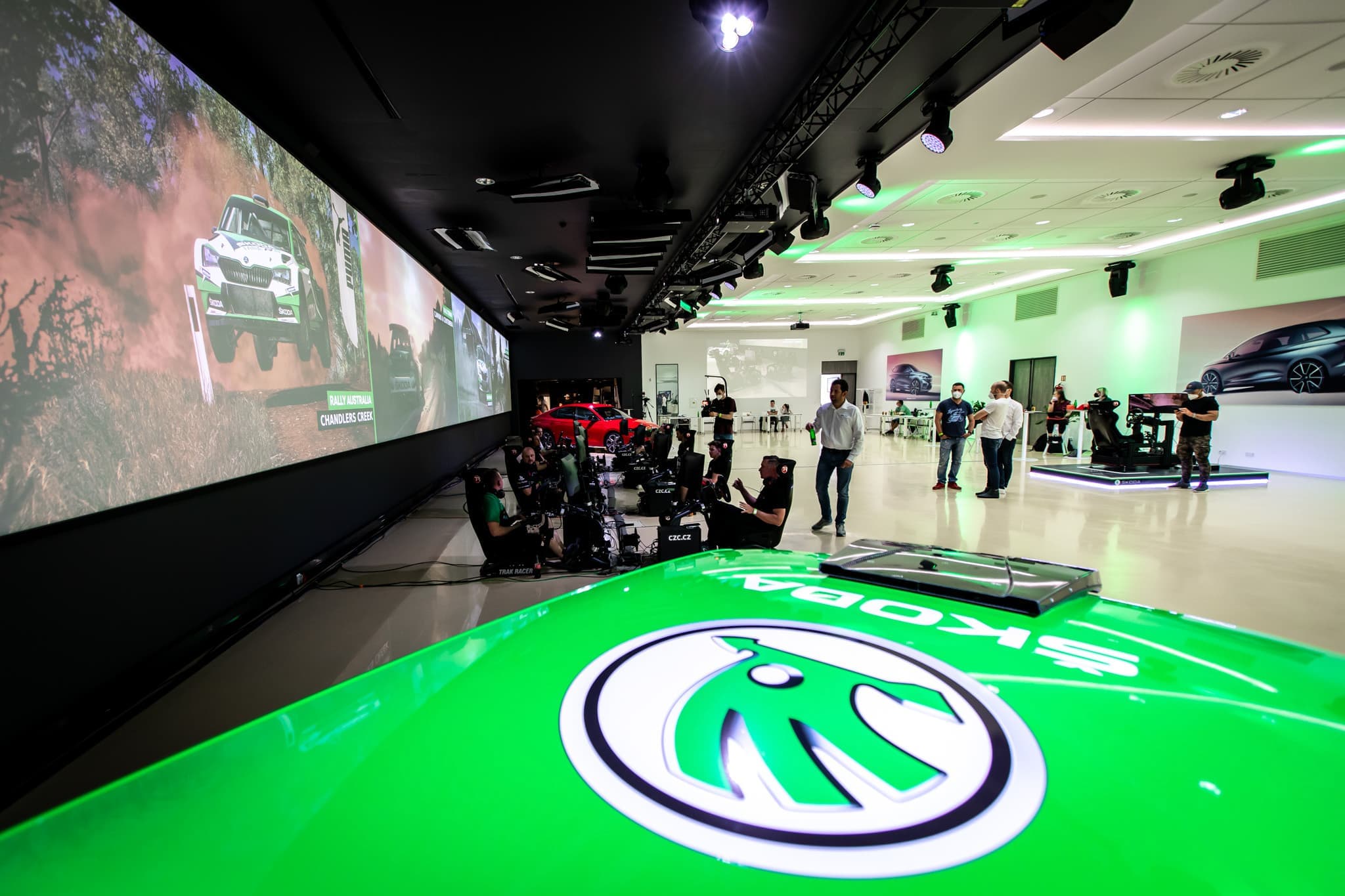 Závodní zóna Digital Racing na firemním eventu
