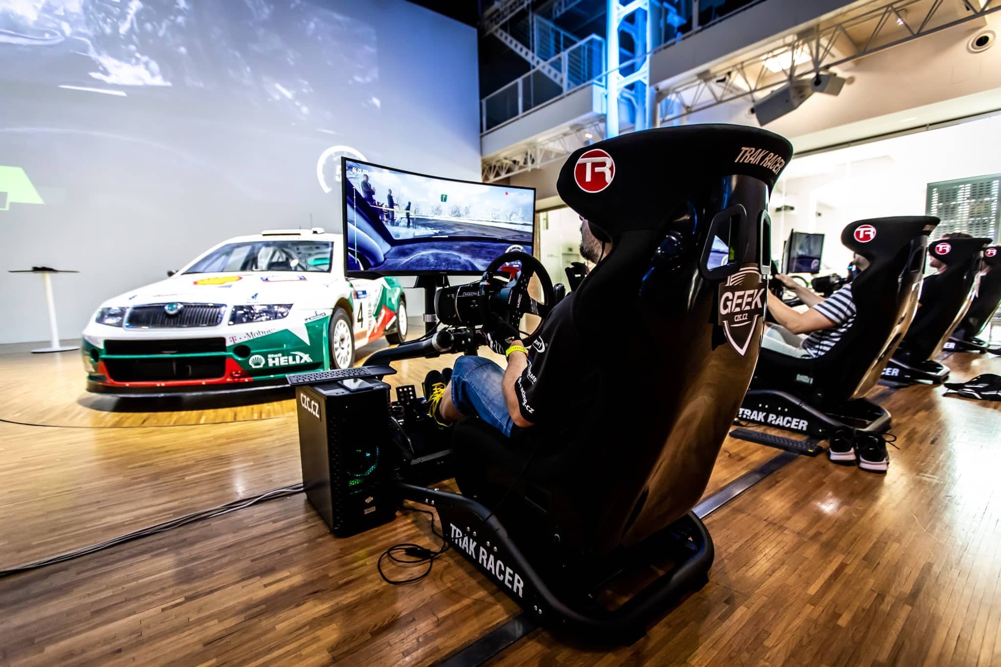 Závodní zóna Digital Racing na firemní akci